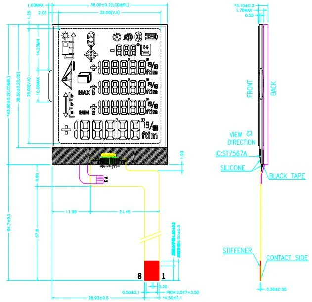 LCD crtež lcd drawing