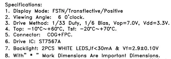 lcd spec lcd spec