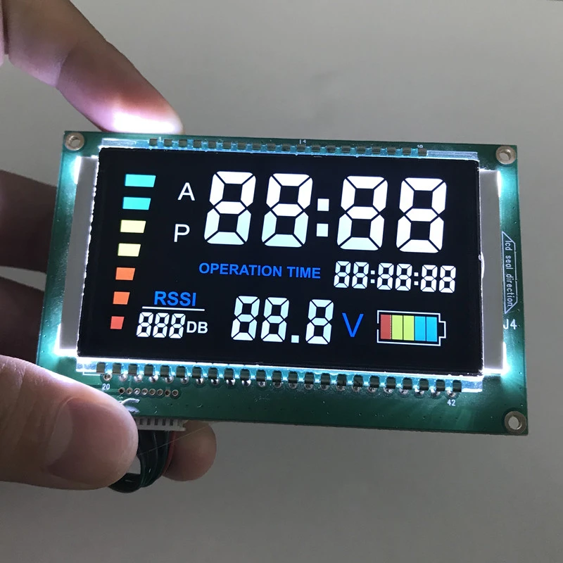 8-znamenkasti 7 segmentni LCD